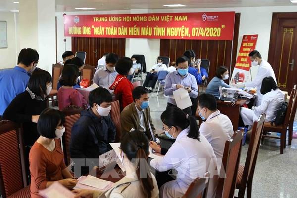 Hội Nông dân Việt Nam tham gia hiến máu tình nguyện