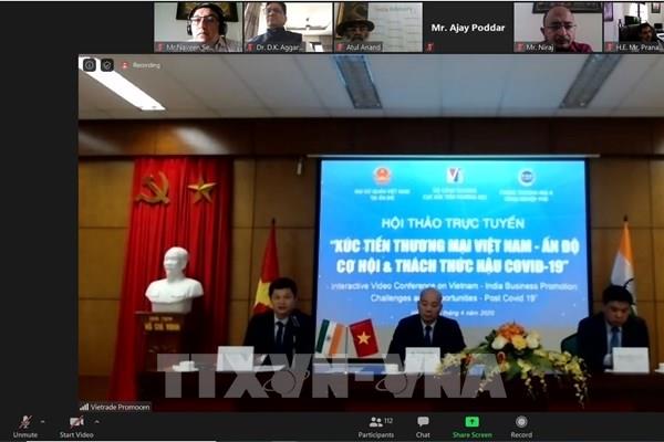 Việt Nam và Ấn Độ đẩy mạnh xúc tiến đầu tư, kinh doanh thời hậu COVID-19