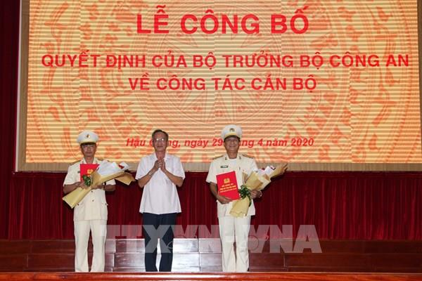 Hậu Giang công bố quyết định bổ nhiệm Giám đốc Công an tỉnh