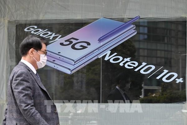 Samsung là hãng bán điện thoại thông minh 5G lớn nhất thế giới trong quý I