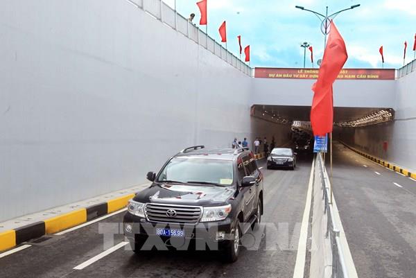 Thông xe kỹ thuật tuyến đường kết nối thành phố Hải Phòng với huyện Thủy Nguyên