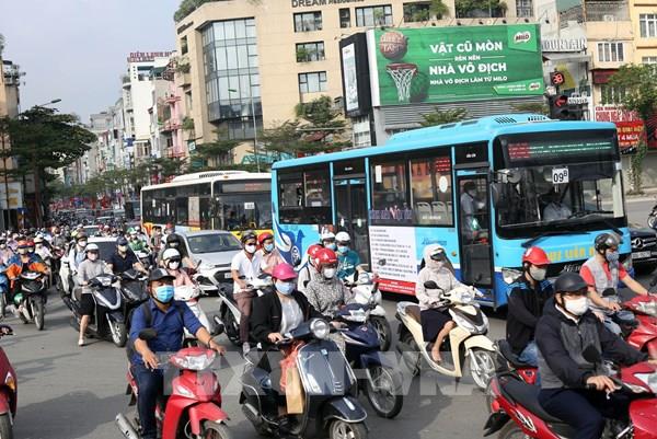 Xe buýt Hà Nội hoạt động trở lại với 100% công suất