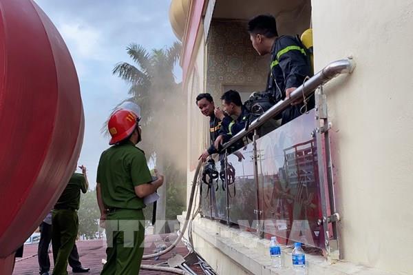 Cháy quán karaoke tại thành phố Hải Dương