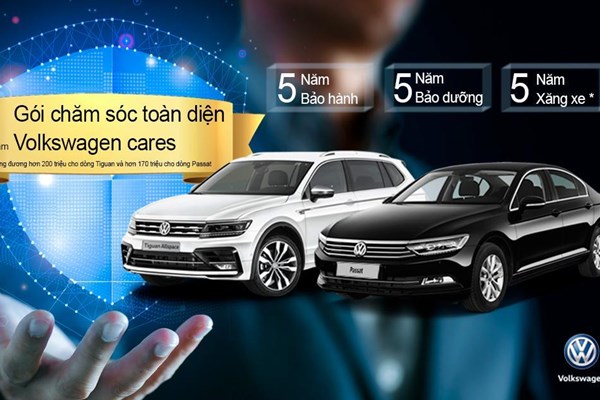 Volkswagen tặng gói chăm sóc toàn diện hơn 200 triệu đồng cho khách mua xe