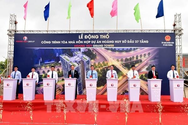 Hải Phòng động thổ xây dựng công trình tòa nhà hỗn hợp cao 37 tầng