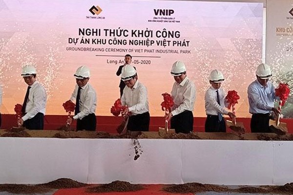 Long An khởi công khu công nghiệp sinh thái 1.800 ha