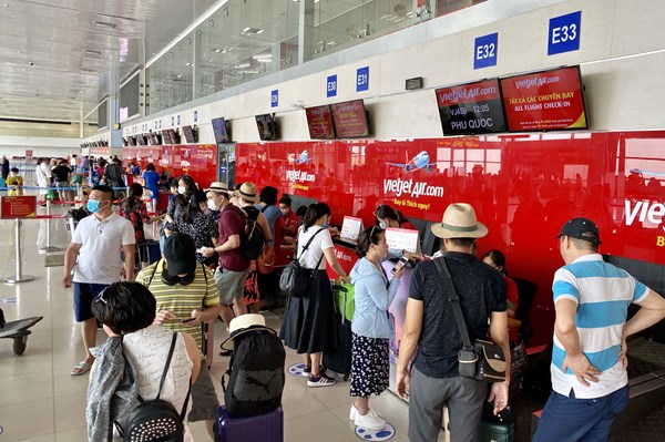 Vietjet Air thay đổi khu vực làm thủ tục tại sân bay Nội Bài