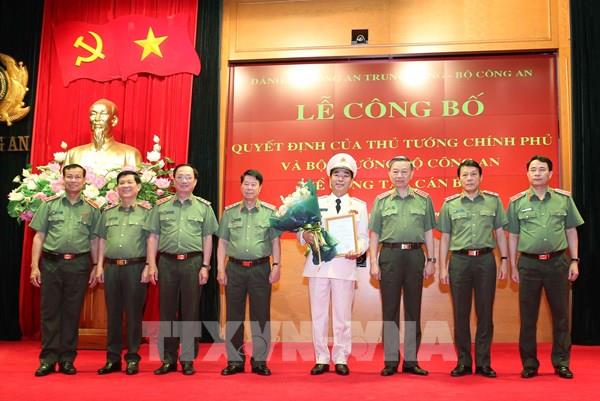 Công bố quyết định nhân sự Bộ Công an