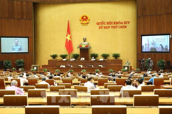 Tuần làm việc thứ 2, Kỳ họp thứ 9, Quốc hội khóa XIV