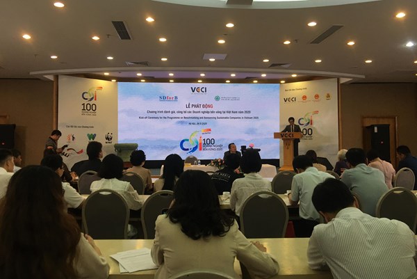 Tháng 11 sẽ công bố doanh nghiệp phát triển bền vững 2020 