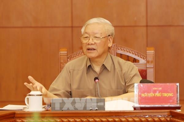 Tổng Bí thư, Chủ tịch nước chủ trì họp Thường trực BCĐ T.Ư về phòng, chống tham nhũng 