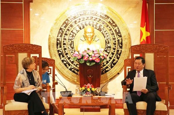 UNICEF sẵn sàng hỗ trợ Cà Mau những khó khăn do thiên tai, dịch bệnh ​