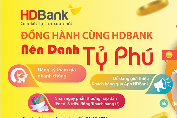 Nhiều ưu đãi khi sử dụng App HDBank