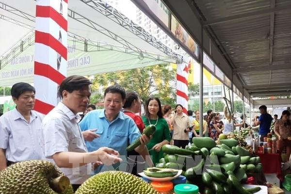 Khai mạc Tuần lễ trái cây, nông sản các tỉnh, thành phố tại Hà Nội