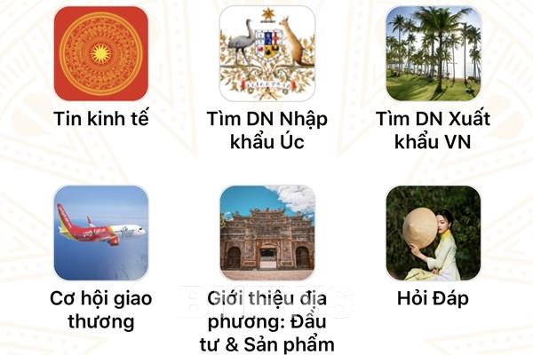 Ra mắt ứng dụng hỗ trợ doanh nghiệp xuất khẩu, kết nối Việt Nam và Australia