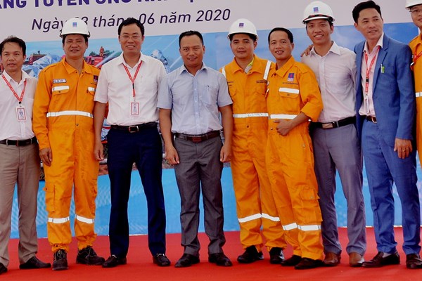 Diễn tập PCCC trên hành lang tuyến ống dẫn khí Bạch Hổ