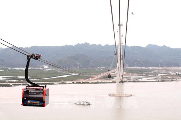Hải Phòng khai trương tuyến cáp có trụ cáp treo cao nhất thế giới