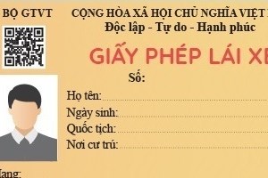 Bằng lái xe sẽ có mã QR tra cứu nhanh dữ liệu về tài xế