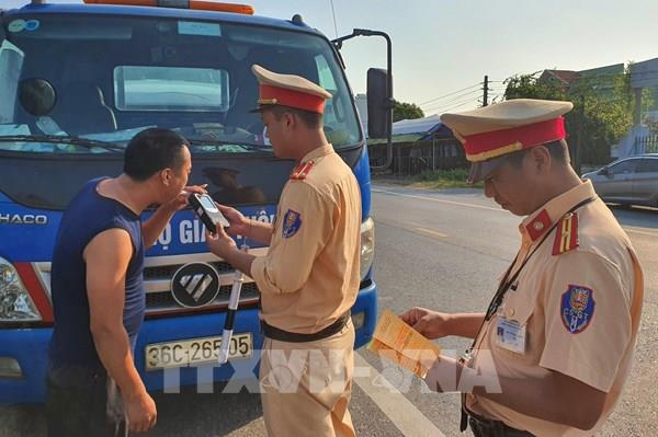 Cục Cảnh sát giao thông xử lý 18.022 trường hợp vi phạm nồng độ cồn