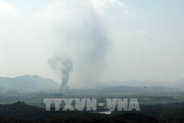 Triều Tiên cho nổ văn phòng liên lạc ở khu công nghiệp chung Kaesong