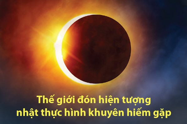 Ngày mai 21/6 sẽ có nhật thực hình khuyên hiếm gặp