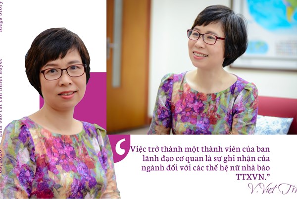  Nữ Phó Tổng Giám đốc đầu tiên của TTXVN 