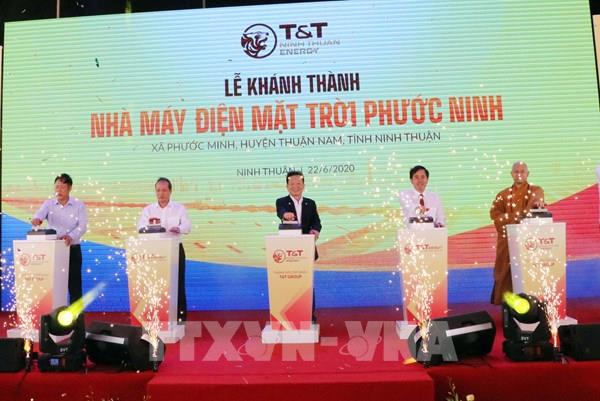 Khánh thành Nhà máy điện mặt trời Phước Ninh