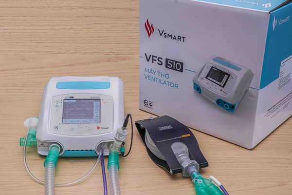 Bộ Y tế cấp số lưu hành cho máy thở Vsmart VFS-510