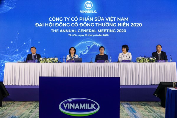 Vinamilk đặt mục tiêu doanh thu năm 2020 đạt 59.600 tỷ đồng