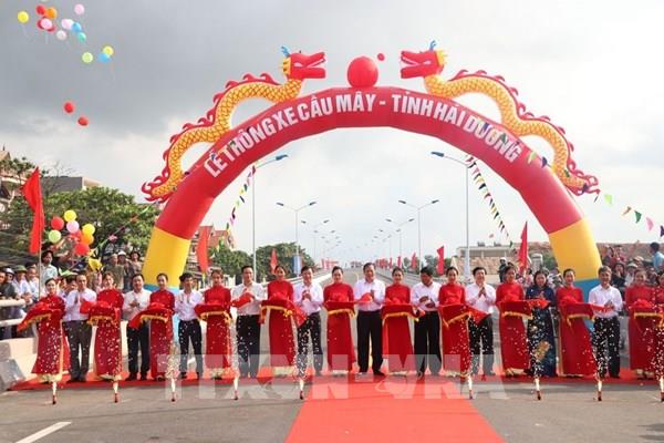 Thông xe cầu Mây kết nối giữa Quốc lộ 5 và Quốc lộ 18