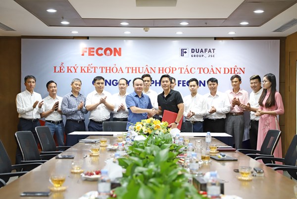 Đặt tham vọng doanh thu 10.000 tỷ, FECON bắt tay làm ăn với Tập đoàn ĐUA FAT