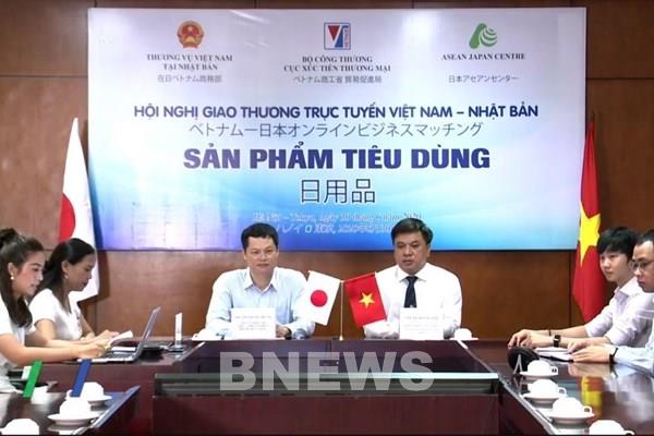Kết nối trực tuyến doanh nghiệp Việt Nam - Nhật Bản trong lĩnh vực hàng tiêu dùng