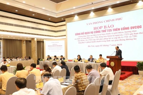 Công bố 6 dịch vụ công cung cấp trên Cổng Dịch vụ công quốc gia