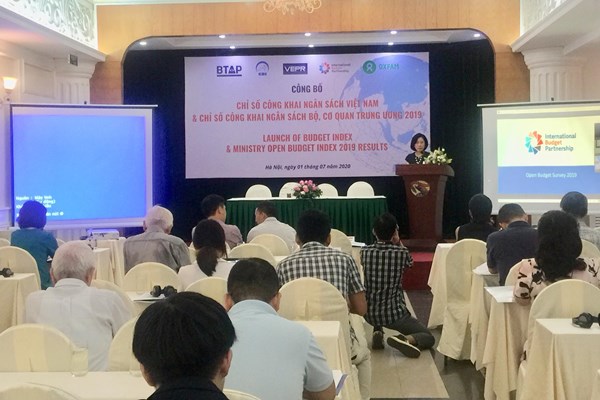 Việt Nam đã đạt được những tiến bộ về công khai minh bạch ngân sách