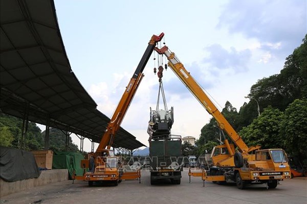 Hoạt động xuất nhập khẩu tại cửa khẩu phụ Cốc Nam vẫn bình thường