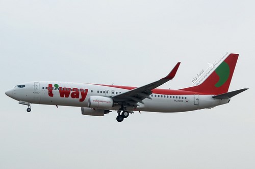 Tway Airlines sắp mở lại đường bay Tp. Hồ Chí Minh-Incheon