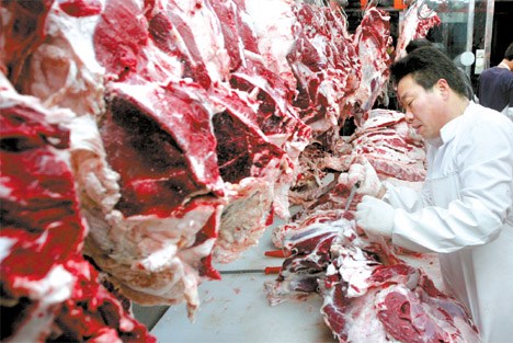 Hàn Quốc giám sát chặt giá thịt bò, thịt lợn