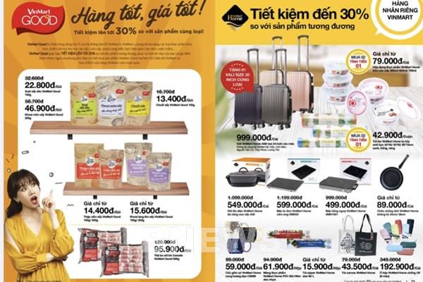 VinMart giảm giá nhiều mặt hàng trong Tháng khuyến mại
