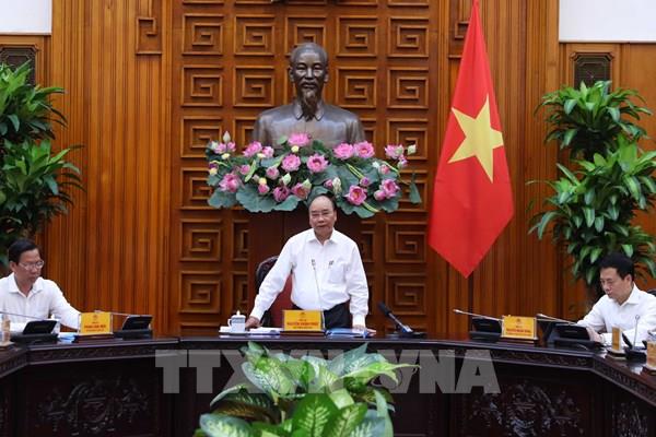 Thủ tướng Chính phủ Nguyễn Xuân Phúc làm việc với lãnh đạo chủ chốt tỉnh Bến Tre