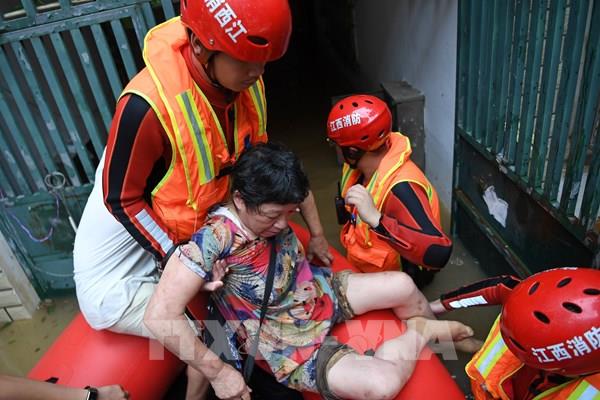 Tỉnh Giang Tây, Trung Quốc ra cảnh báo lũ cao nhất