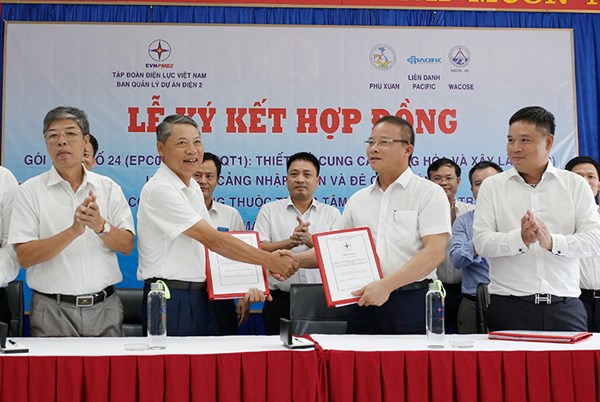 Ký hợp đồng EPC cảng than và đê chắn sóng Dự án Trung tâm Điện lực Quảng Trạch