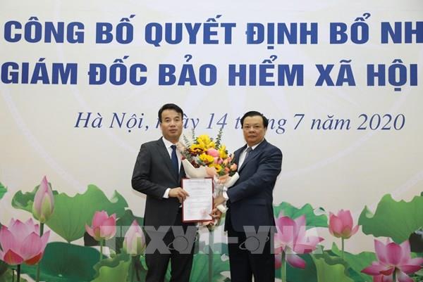 Trao quyết định bổ nhiệm Tổng Giám đốc Bảo hiểm Xã hội Việt Nam