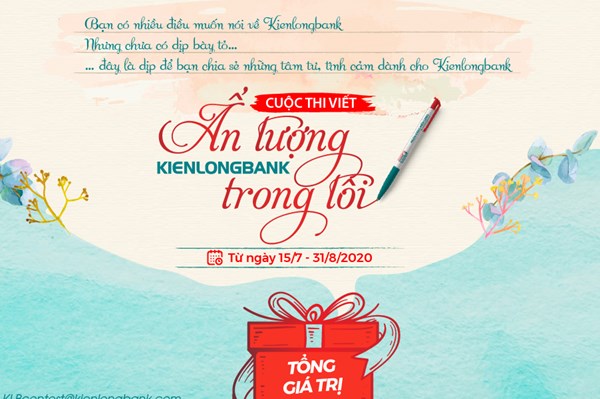 Kienlongbank tổ chức cuộc thi viết “Ấn tượng Kienlongbank trong tôi”