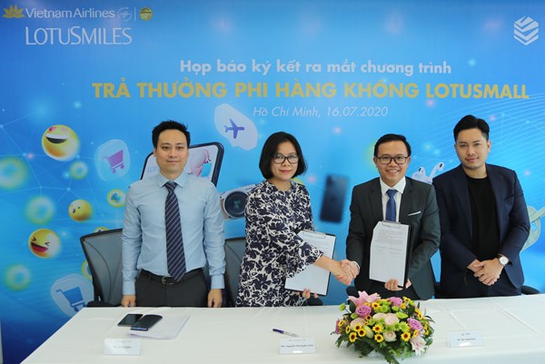 Vietnam Airlines ra mắt chương trình trả thưởng phi hàng không LotusMall