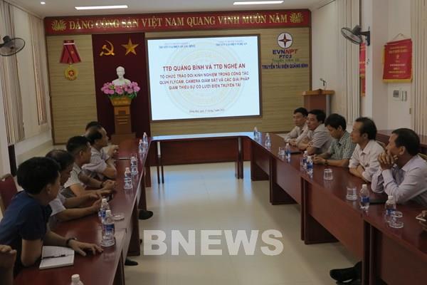 Quảng Bình và Nghệ An trao đổi kinh nghiệm quản lý vận hành hệ thống truyền tải
