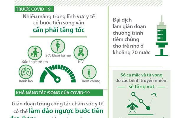 COVID-19 có thể đảo ngược thành tựu y tế thế giới