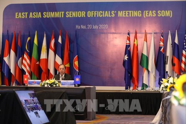 Hội nghị trực tuyến Quan chức cao cấp các nước tham gia Hội nghị Cấp cao Đông Á