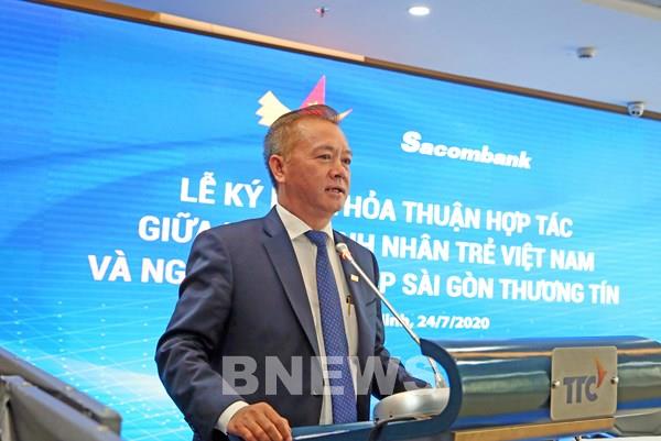 Sacombank ký kết hợp tác với Hội Doanh nhân trẻ Việt Nam
