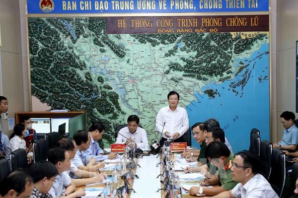 Công điện của Thủ tướng Chính phủ về tập trung ứng phó với áp thấp nhiệt đới và mưa lũ