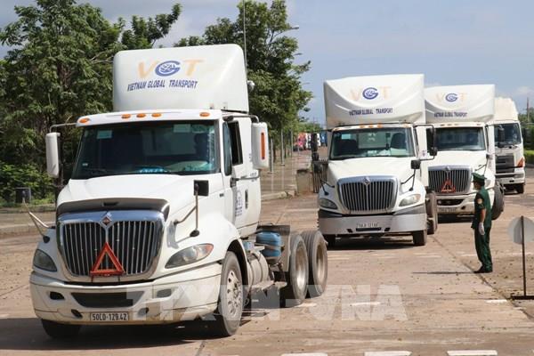 Cửa khẩu Quốc tế Hoa Lư, Bình Phước đảm bảo lưu thông hàng hóa trong dịch bệnh